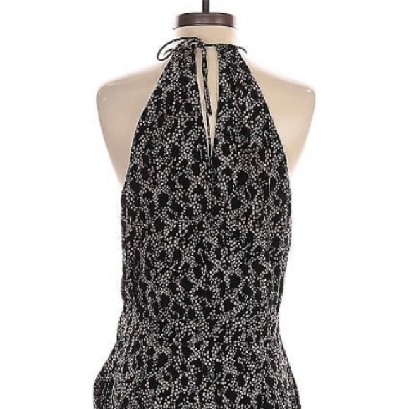 Banana Republic Factory Halter Style Jumpsuit.  Animal Print. Size 6. Like New. - Picture 5 of 15